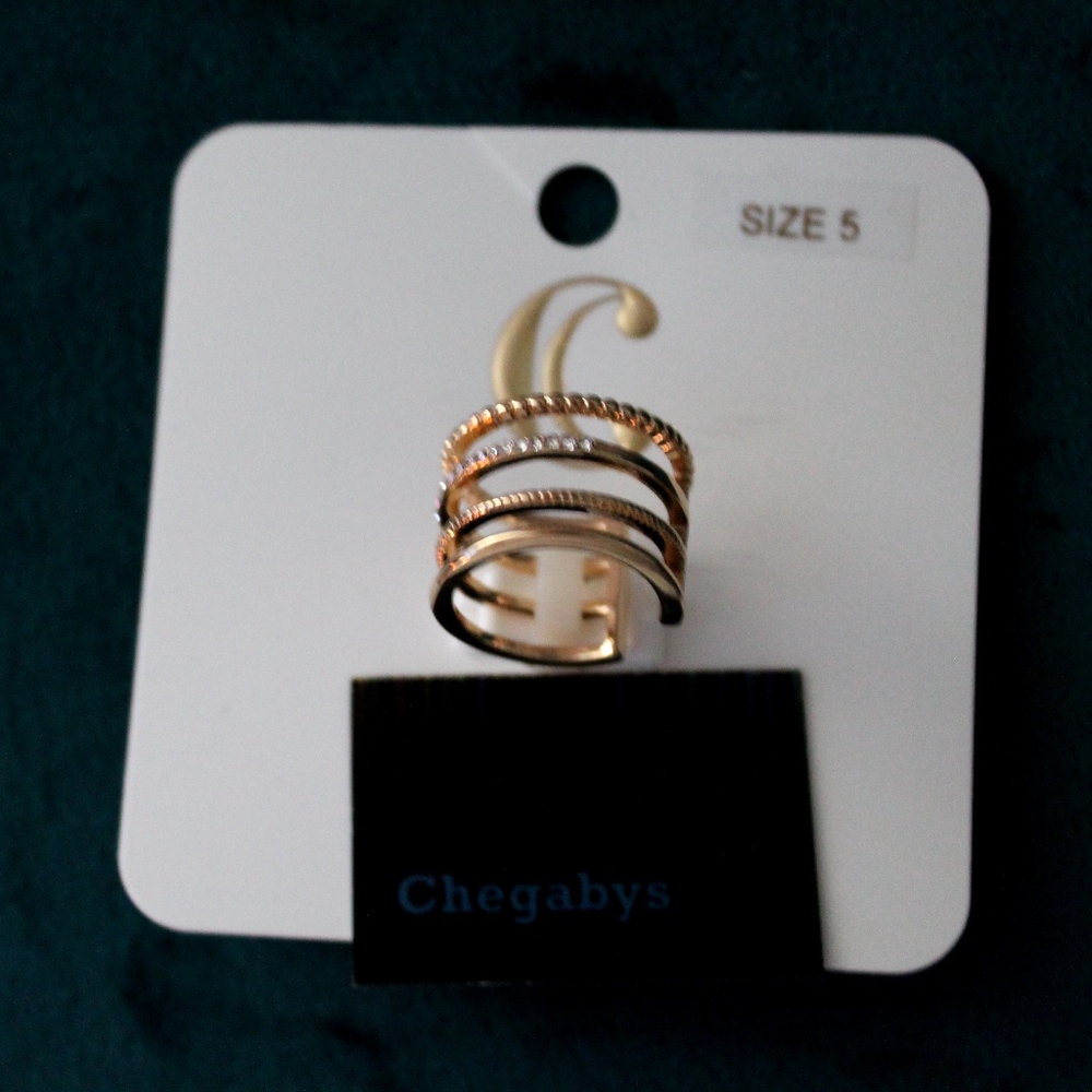 Ring Gold Size 5 NWT Charming Charlie